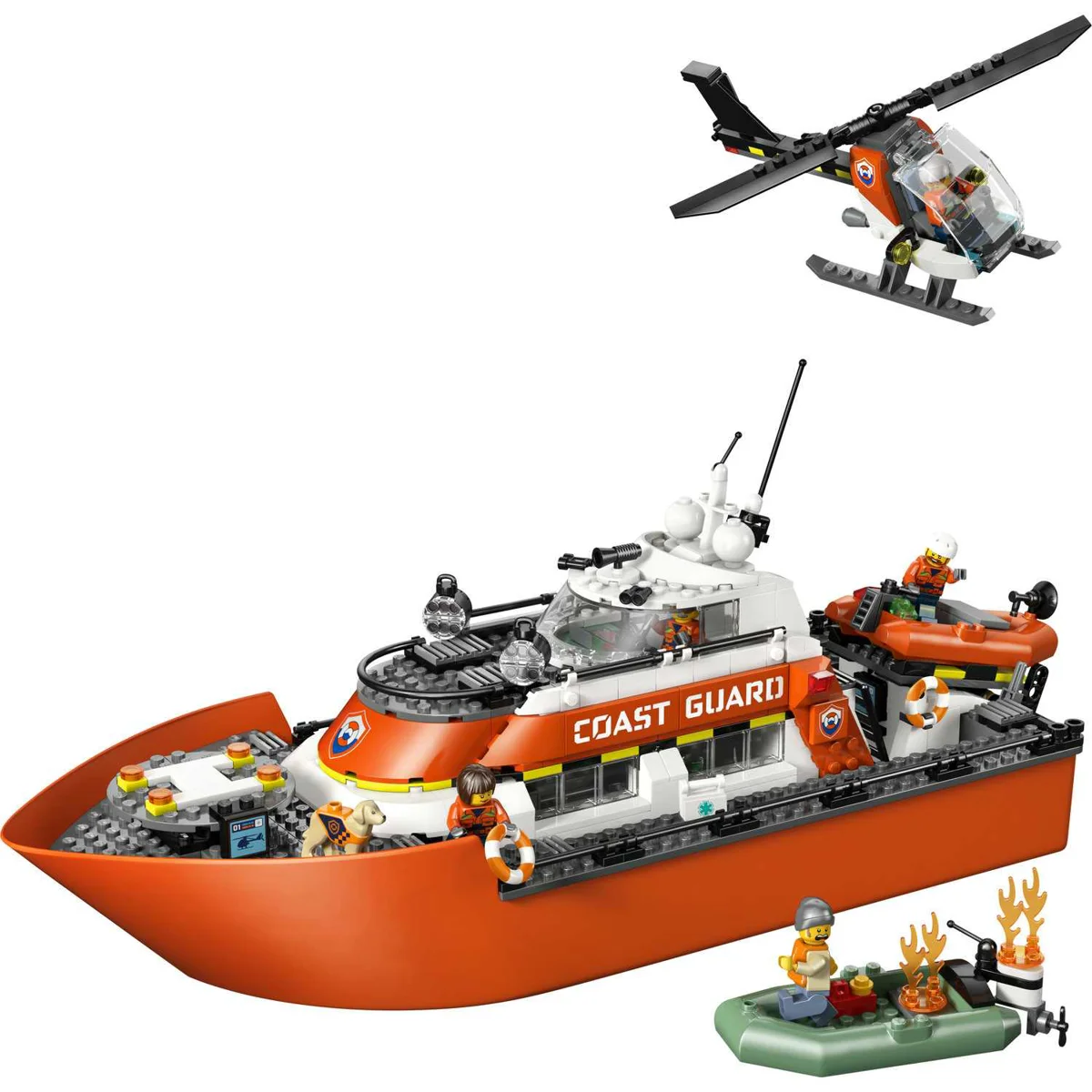 LEGO 60504 SPASILAČKI BROD I HELIKOPTER
