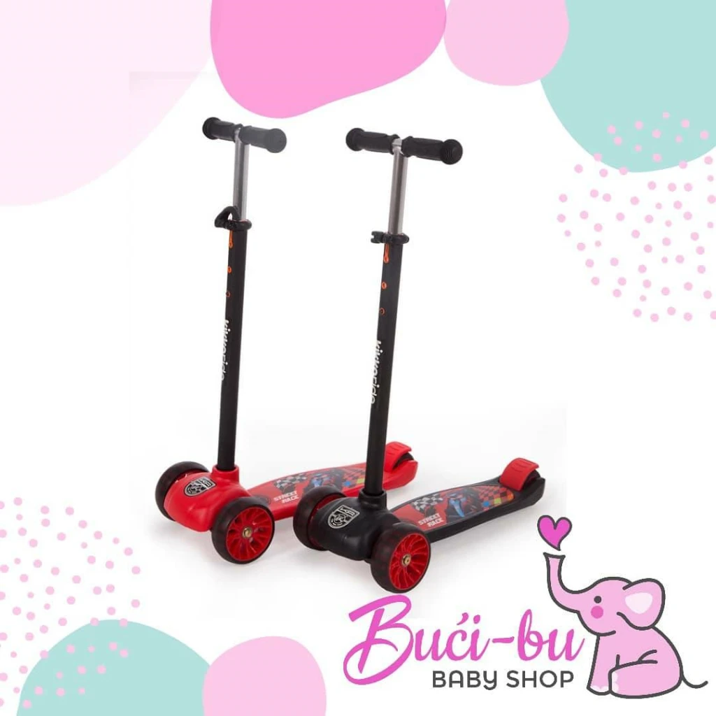 KIKKA BOO ROMOBIL STREET RACE BLACK