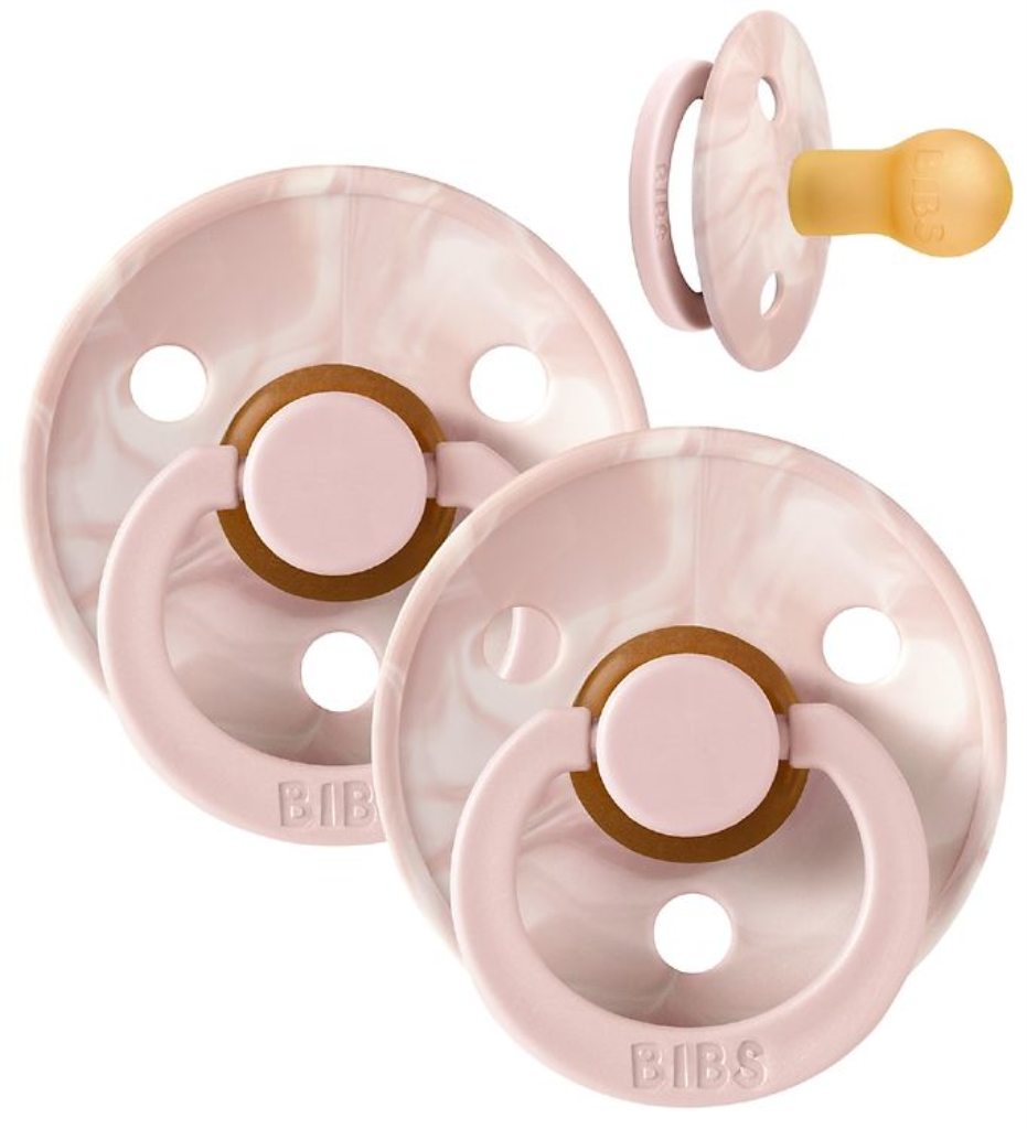 BIBS TIE DYE BLUSH/IVORY SIZE 1