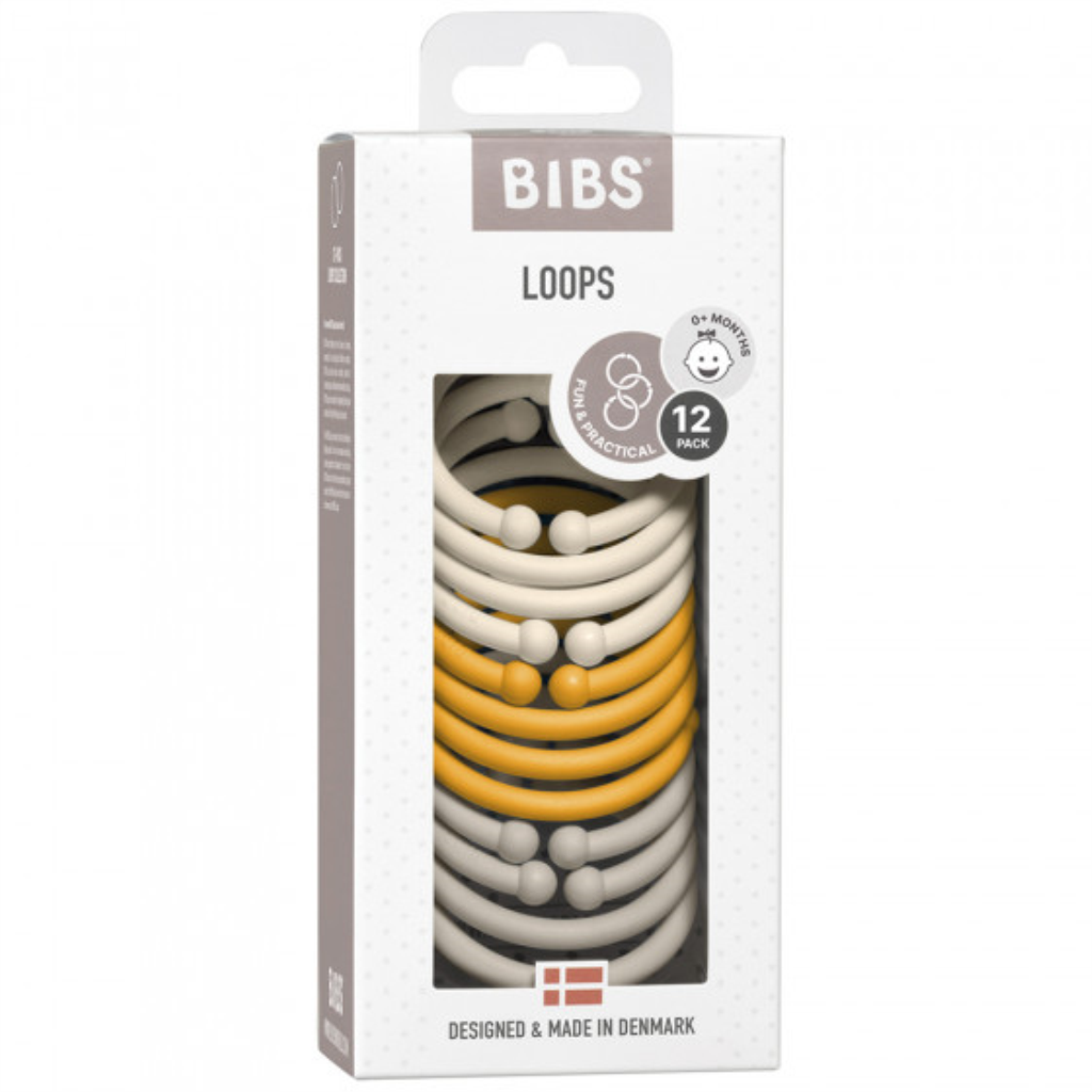 BIBS PETLJE 12 PAK./IVORY/HONEY BEE/SAND