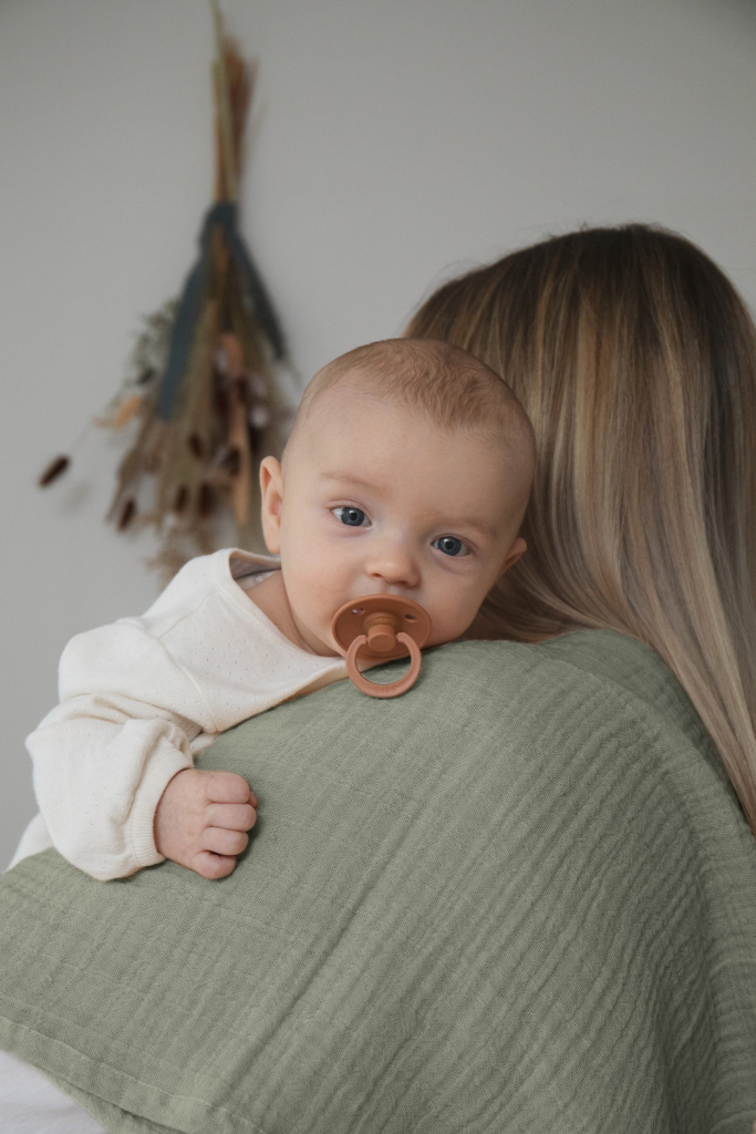 BIBS MUSLIN 2 PAK. 70/70CM SAGE