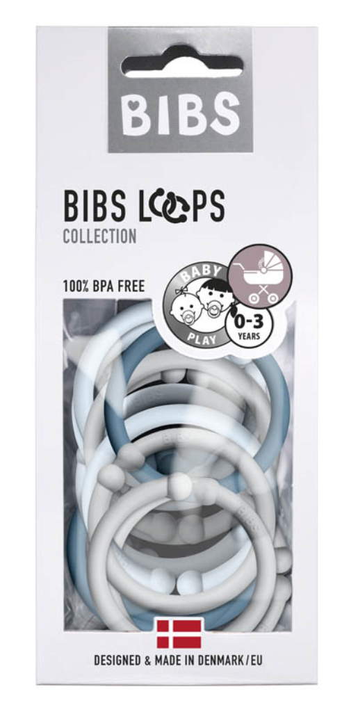 BIBS PETLJE 12 PAK.BABY BLUE/CLOUD/PETROL