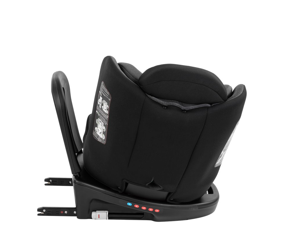 AUTOSJEDALICA KIKKA BOO 40-150CM,I-SAFE I-SIZE DARK GREY