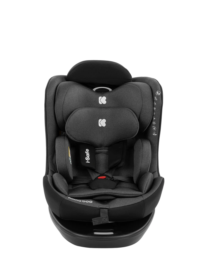 AUTOSJEDALICA KIKKA BOO 40-150CM,I-SAFE I-SIZE DARK GREY