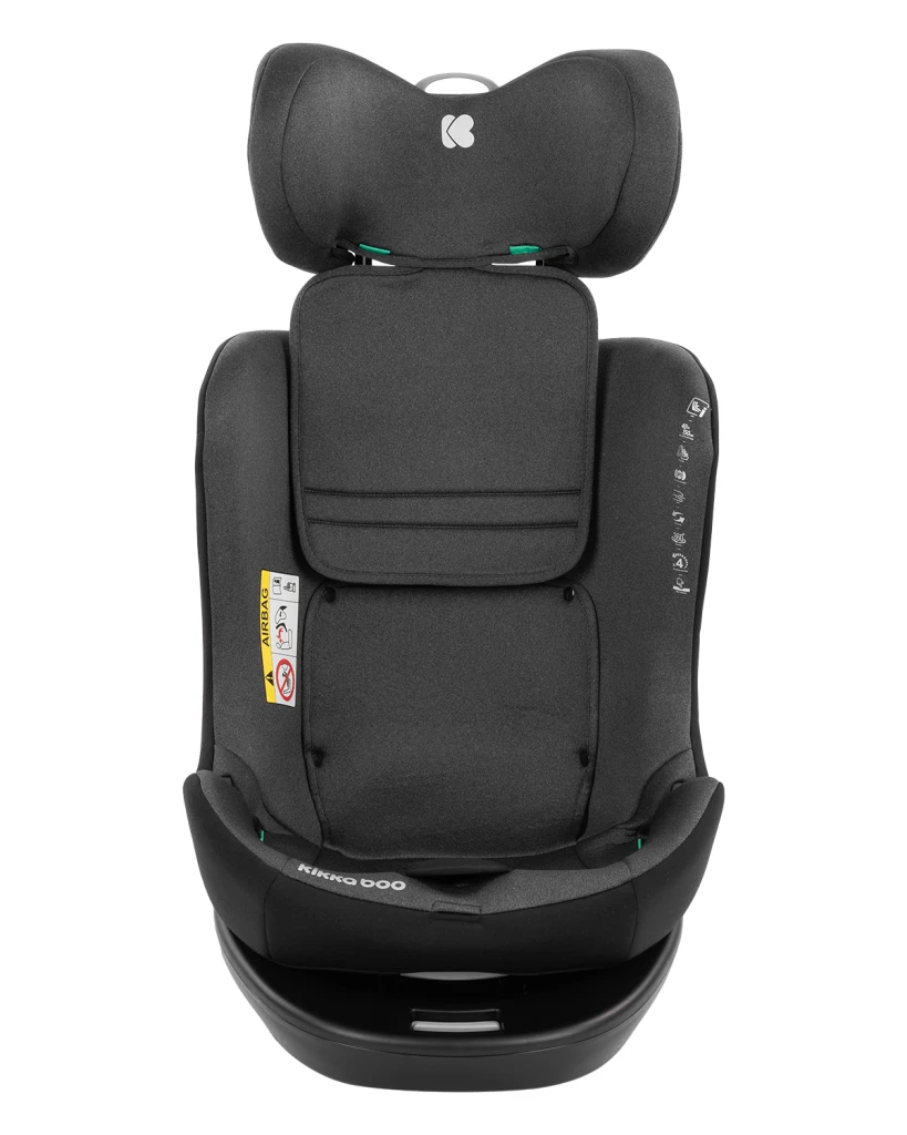 AUTOSJEDALICA KIKKA BOO 40-150CM,I-SAFE I-SIZE DARK GREY