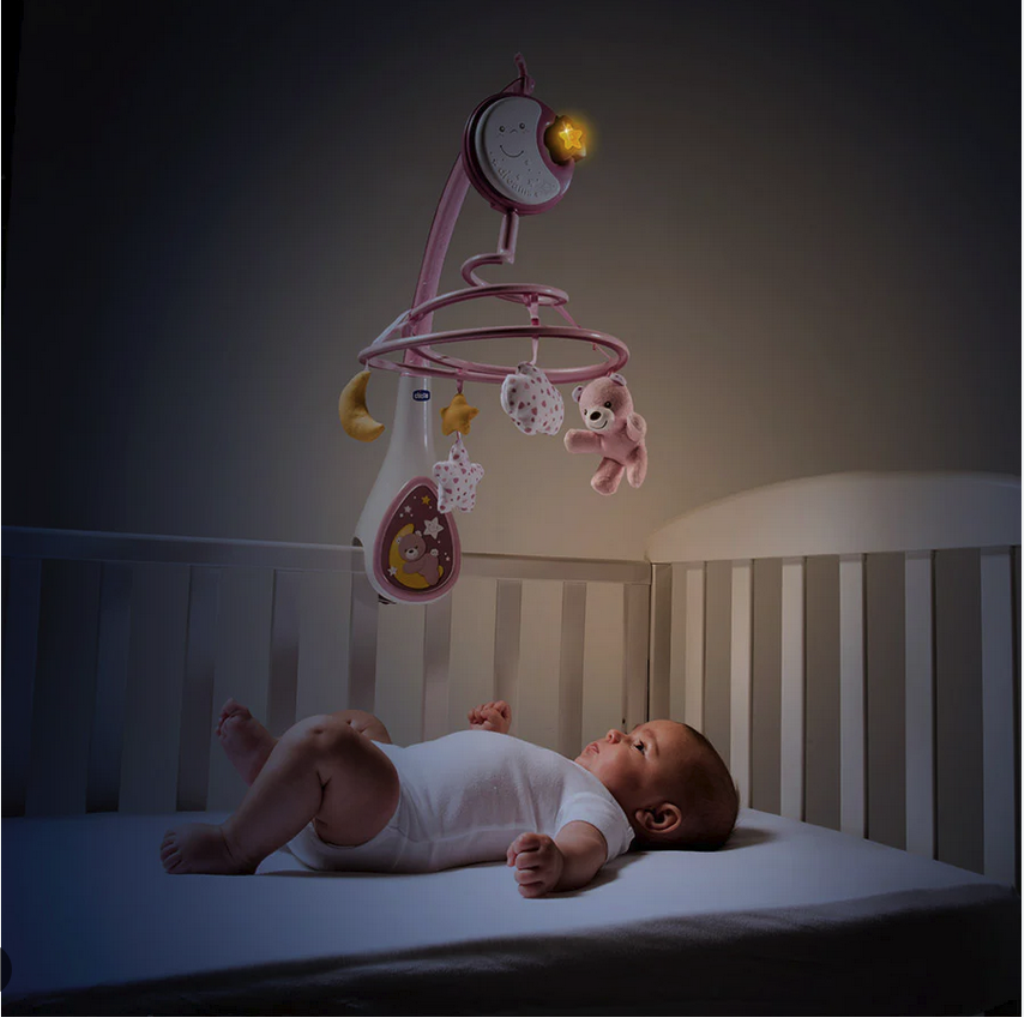 CHICCO NEXT 2 DREAMS VRTULJAK GLAZBENI PINK