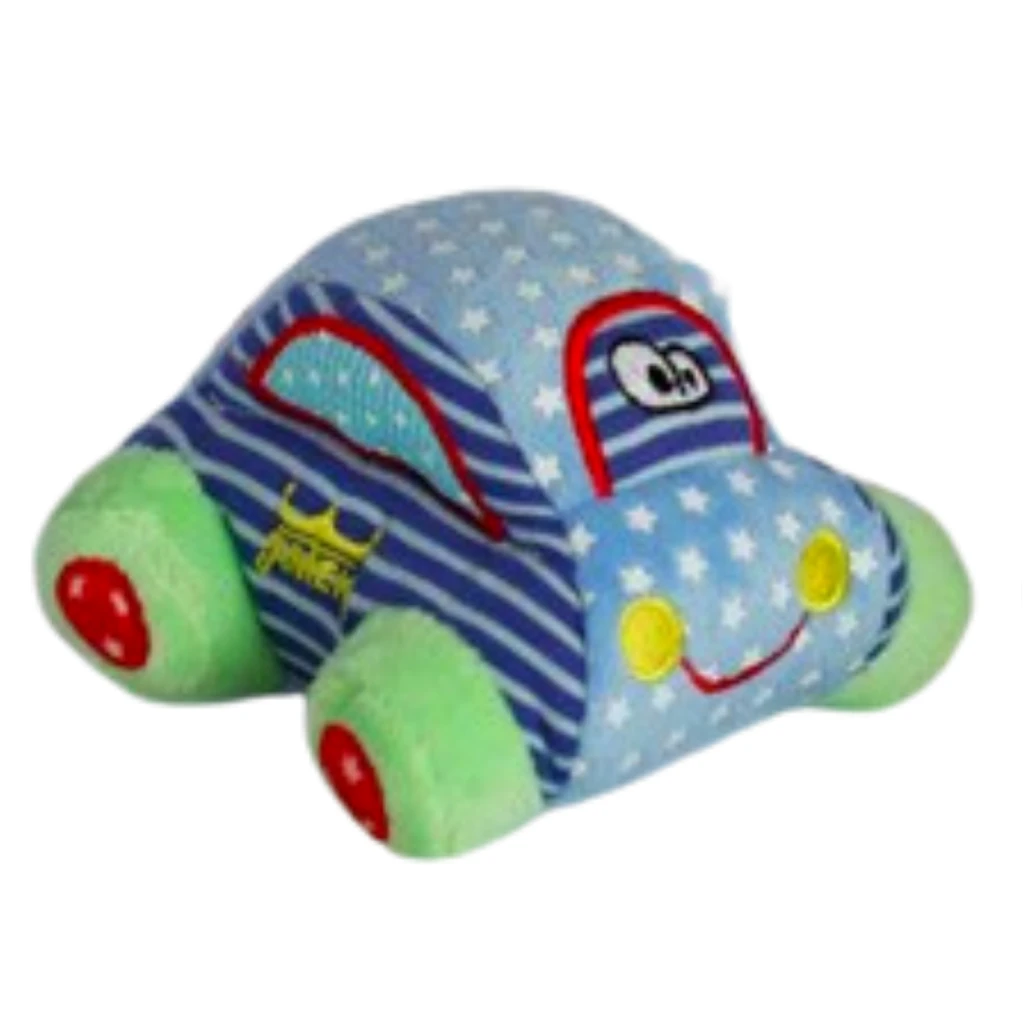 AMEK PLIŠ BABY ZVEČKA AUTO 8CM