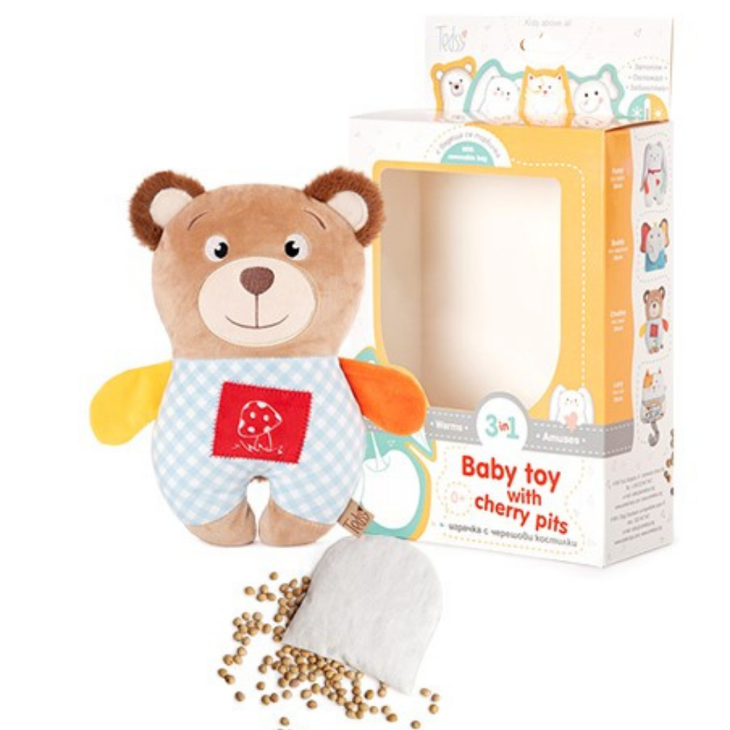 AMEK PLIŠ IGRAČKA SA KOŠTICAMA TREŠNJE PROTIV GRČEVA