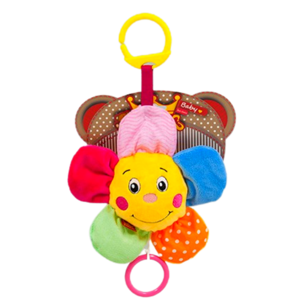 AMEK PLIŠ GLAZBENA POTEZALICA BABY CVIJET 23CM