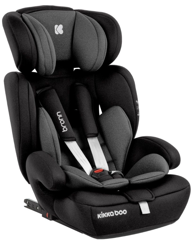 KIKKA BOO AUTOSJEDALICA BRONN ISOFIX 9-36KG, BLACK 