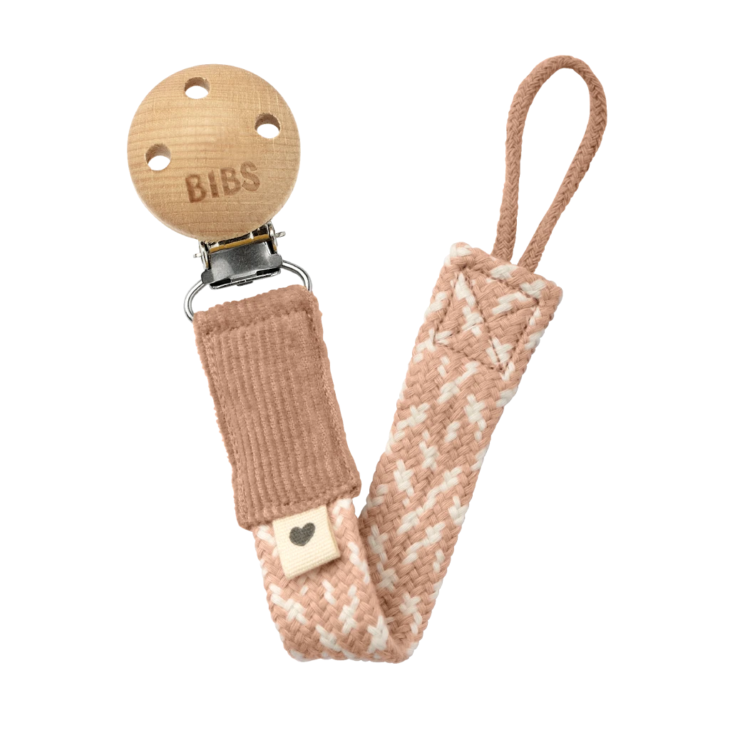 BIBS LANAC ZA DUDU BLUSH/IVORY