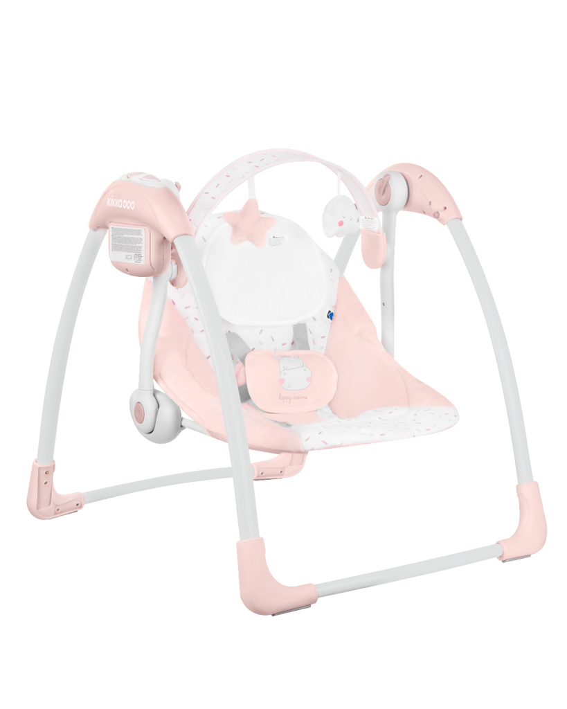KIKKA BOO LJULJAČKA CHILLO HIPPO DREAMS PINK