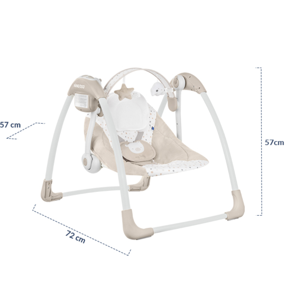 KIKKA BOO LJULJAČKA CHILLO JUNGLE KING,MINT