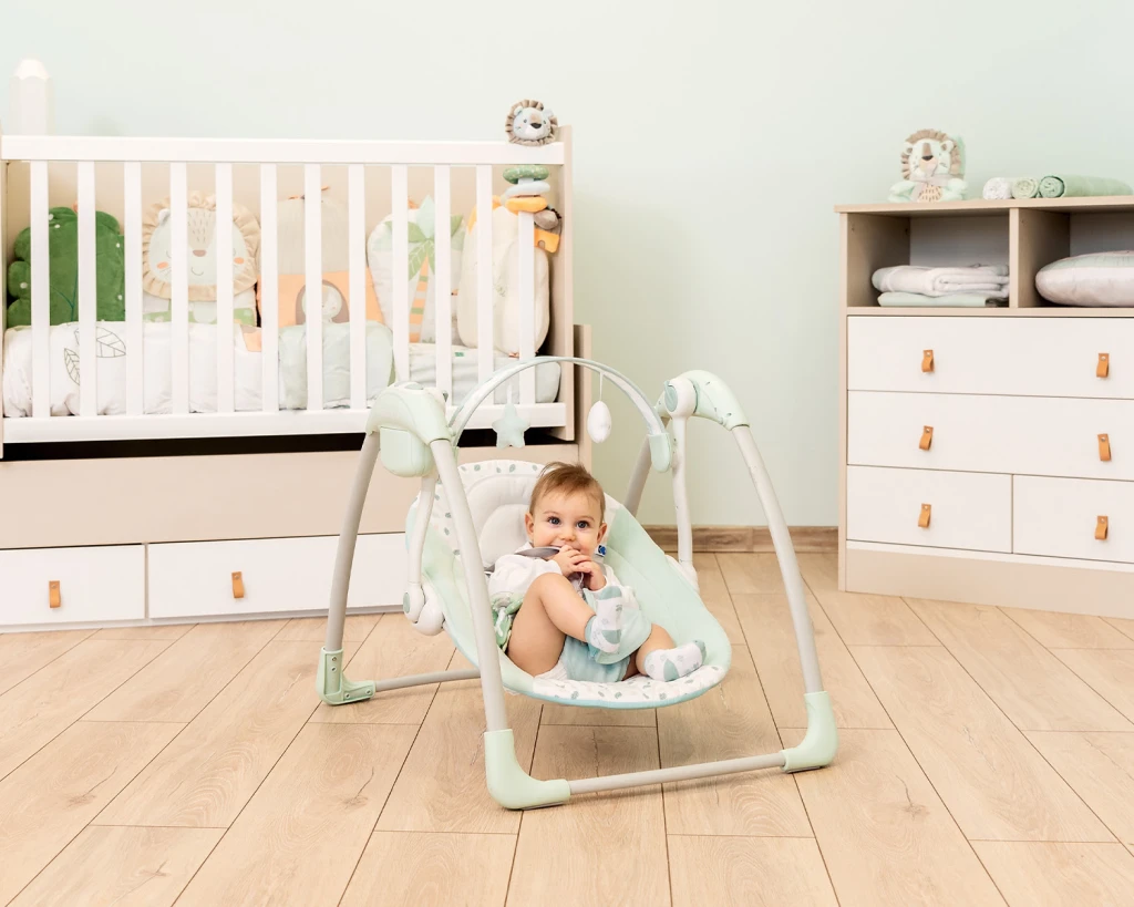 KIKKA BOO LJULJAČKA CHILLO MY TEDDY,BEIGE