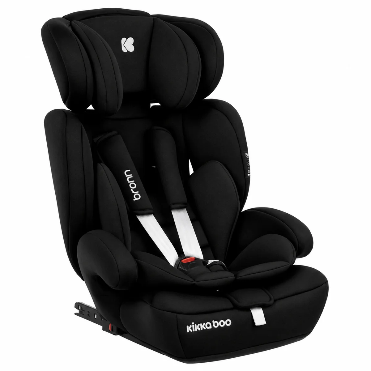 KIKKA BOO AUTOSJEDALICA BRONN ISOFIX 9-36KG, BLACK