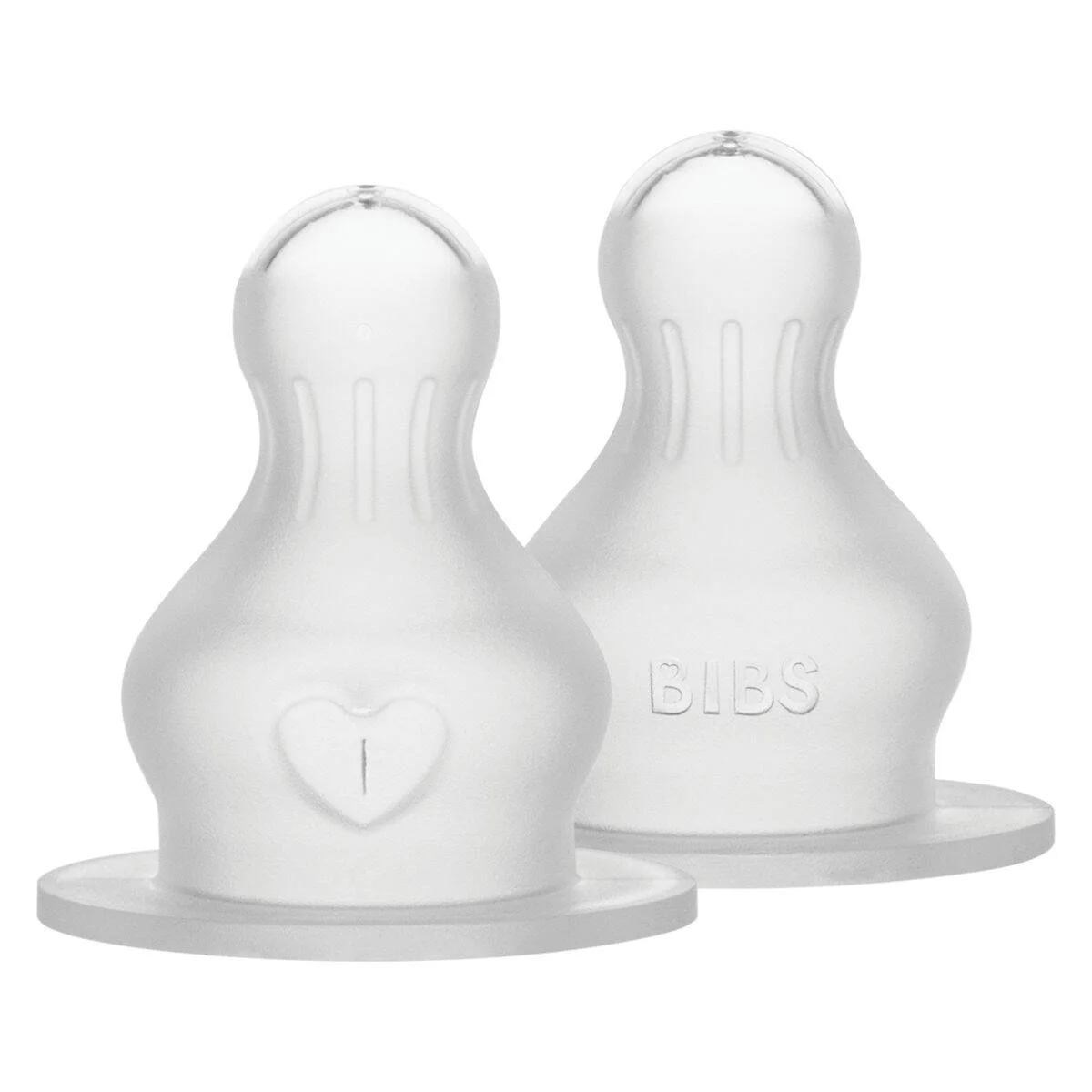 BIBS SISAČ  ZA BOCU SILICONE 2 PACK SLOW FLOW