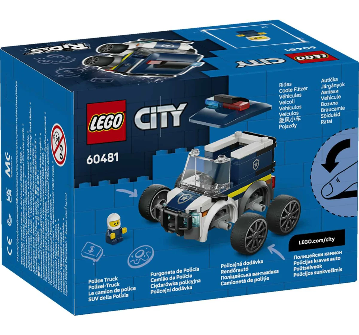 LEGO 60481 VOŽNJE-POLICISKI KAMION