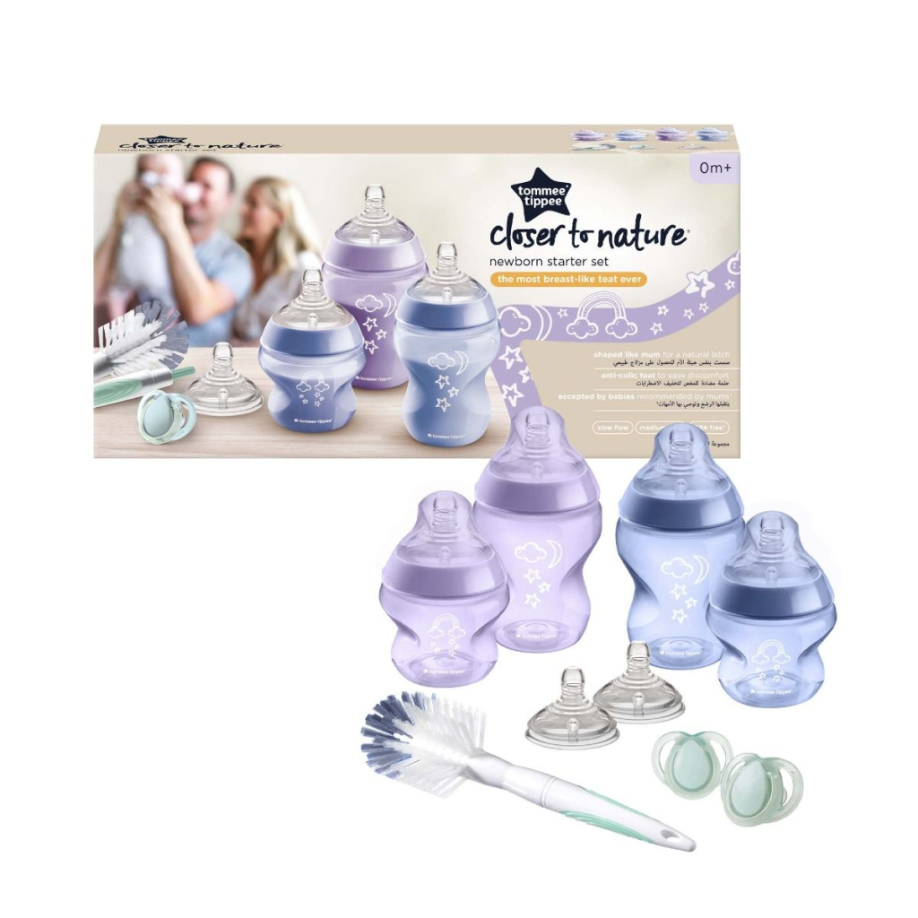 TOMMEE TIPPEE CTN SET BOČICA ZA HRANJENJE-LJUBIČASTI