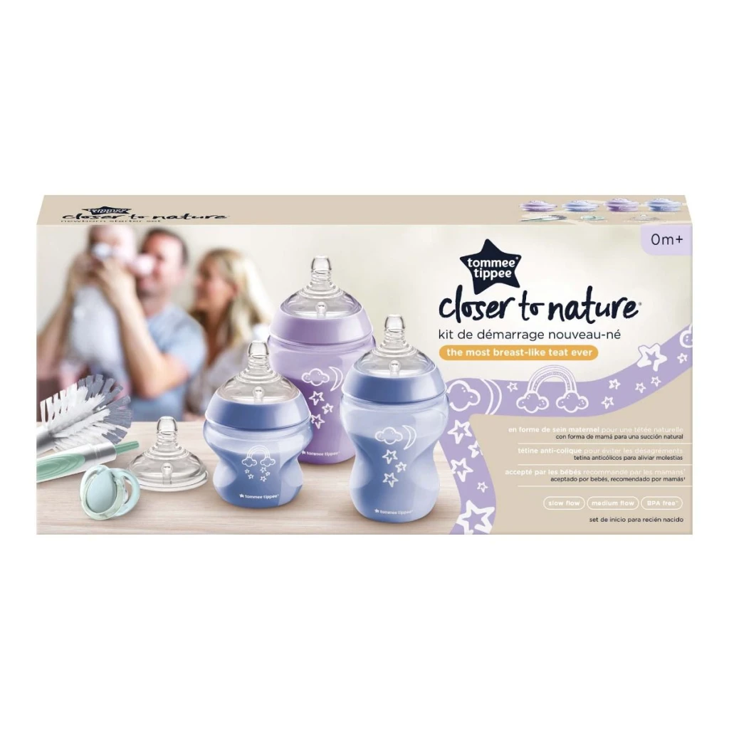 TOMMEE TIPPEE CTN SET BOČICA ZA HRANJENJE-LJUBIČASTI