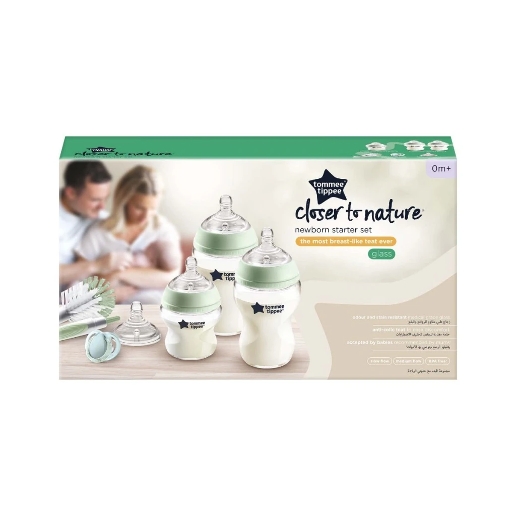 TOMMEE TIPPEE CTN SET STAKLENI BOČICA ZA HRANJENJE