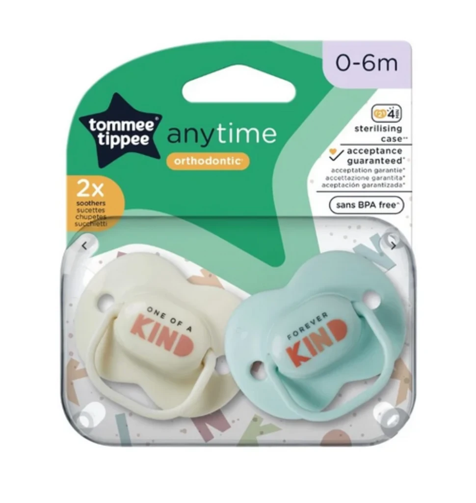 TOMMEE TIPPEE DUDA VARALICA ANY TIME 0-6MJ. 2KOM