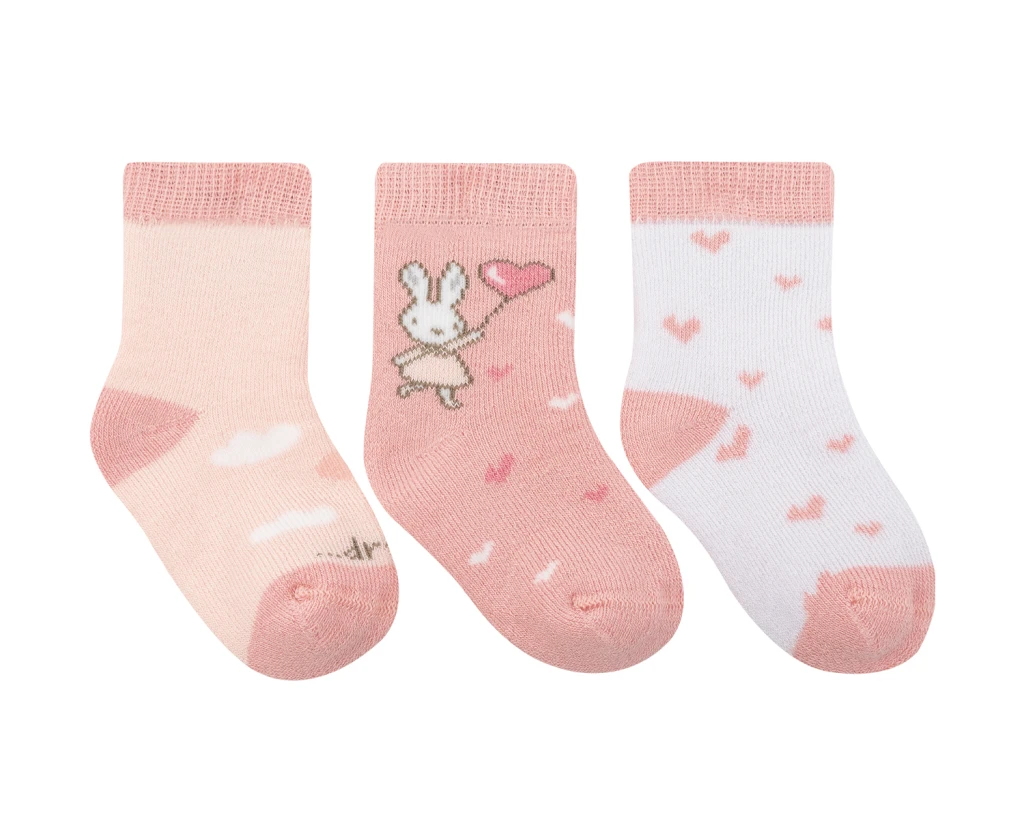 KIKKA BOO TERMO ČARAPE RABBITS IN LOVE 1-2GOD