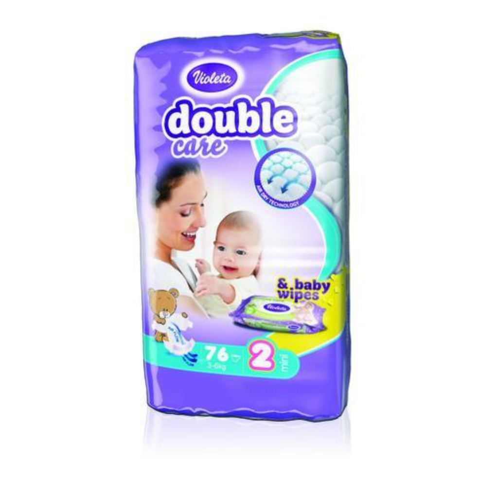 VIOLETA PELENE DOUBLE CARE AIR DRY 76(2 MINI 3-6KG)