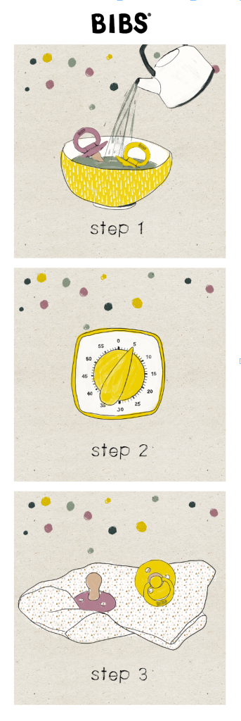 BIBS ANATOMSKA IVORY&BLUSH,VEL 1