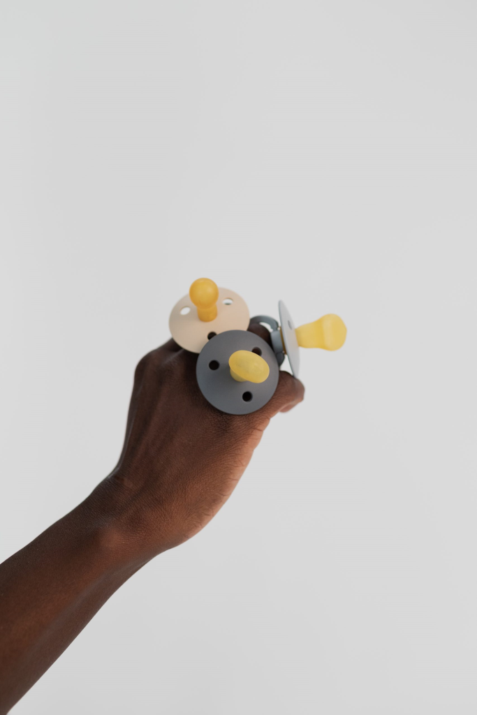 BIBS ANATOMSKA IVORY&BLUSH,VEL 1