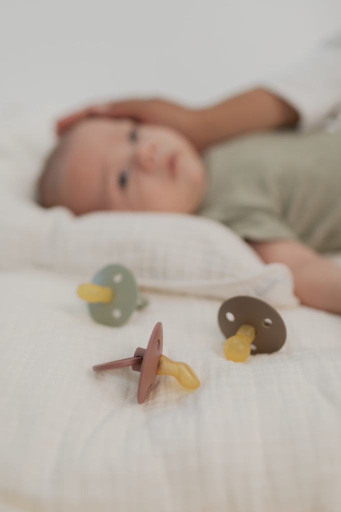 BIBS ANATOMSKA IVORY&BLUSH,VEL.2