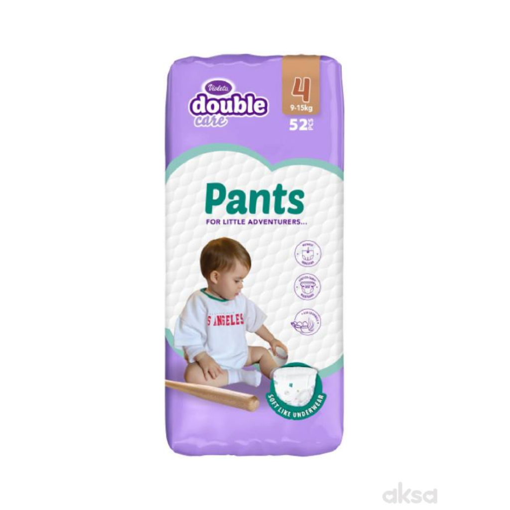 VIOLETA DOUBLE CARE PANTS 52(MAXI 9-15KG)NEW