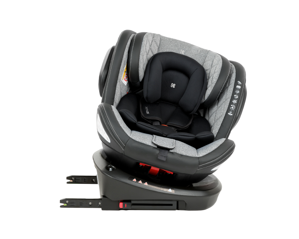 KIKKA BOO AUTOSJEDIŠTE STARK ISOFIX 0-36KG,LIGHT GREY