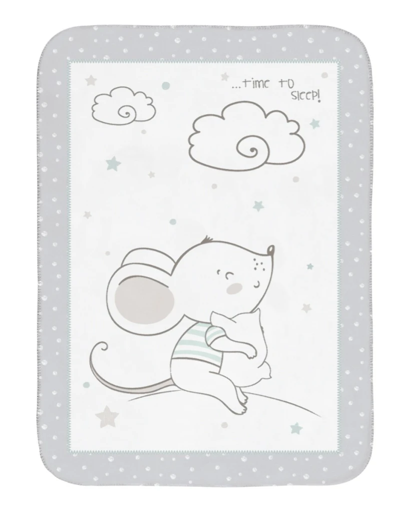 KIKKA BOO SUPER MEKANA DEKA 80/110 CM JOYFUL MICE