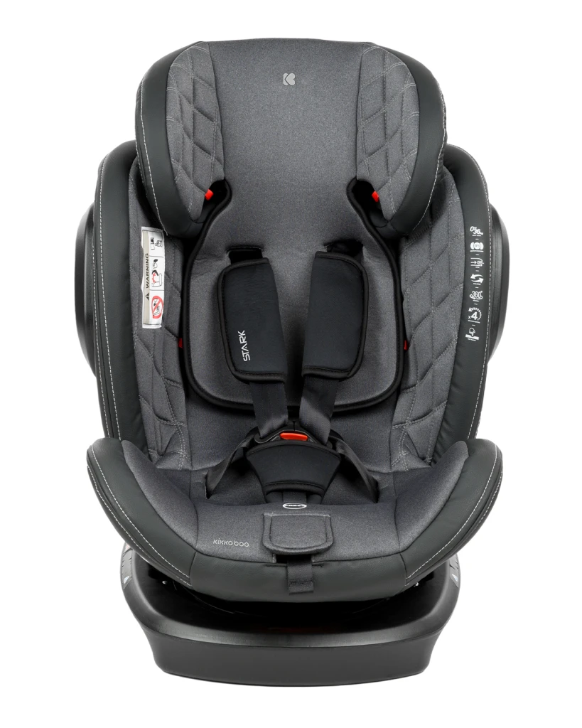 KIKKA BOO AUTOSJEDIŠTE STARK ISOFIX 0-36KG,DARK GREY