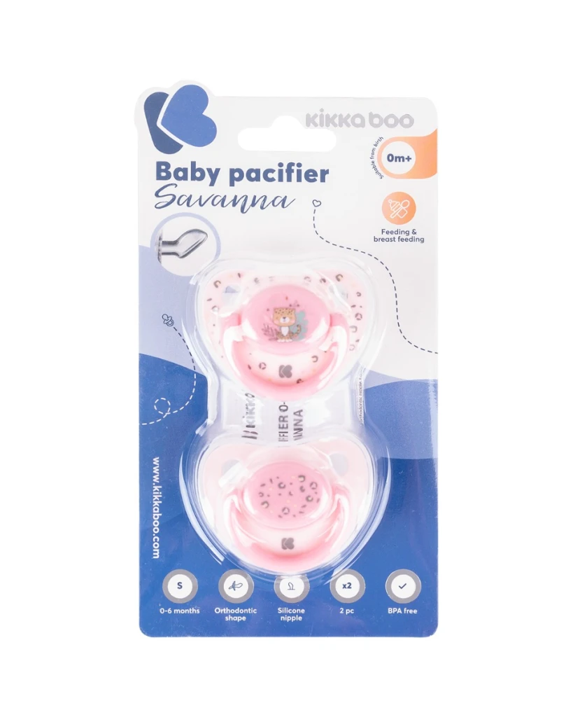 KIKKA BOO DUDA VARALICA SAVANNA 0-6M, 2KOM,PINK