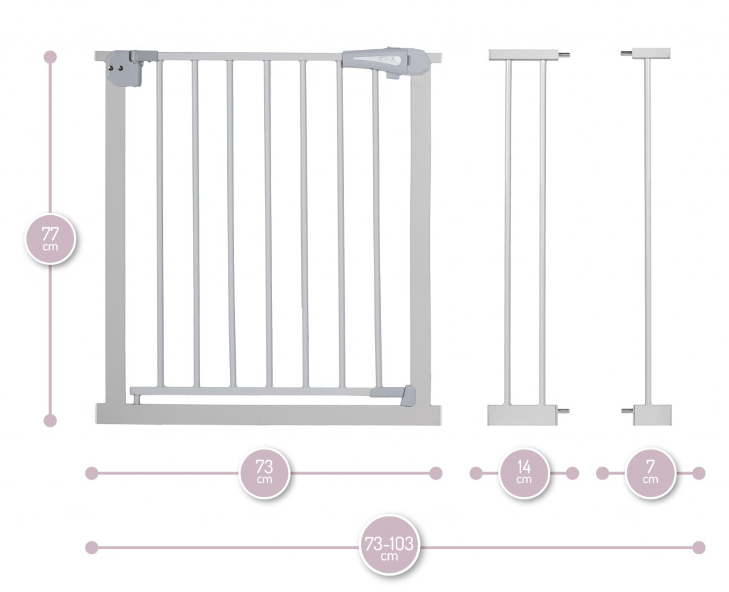 MOMI PAXI ZAŠTITNA OGRADICA,GREY