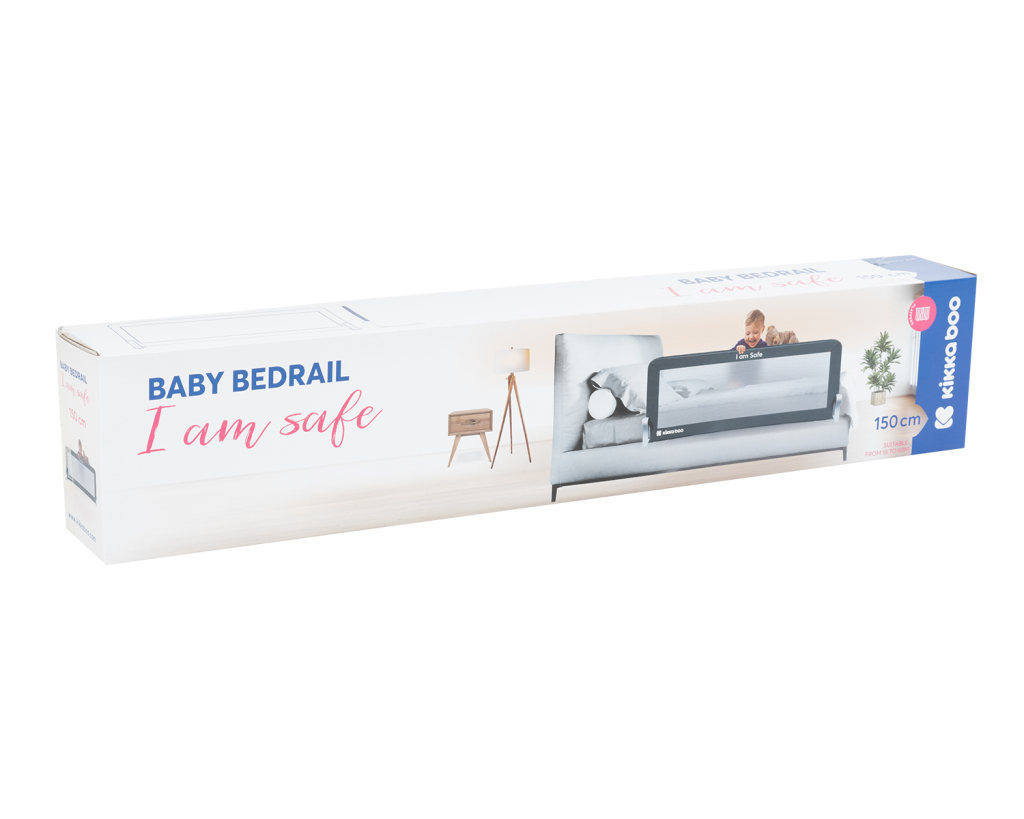 ZAŠTITA ZA KREVET SIVA 150CM