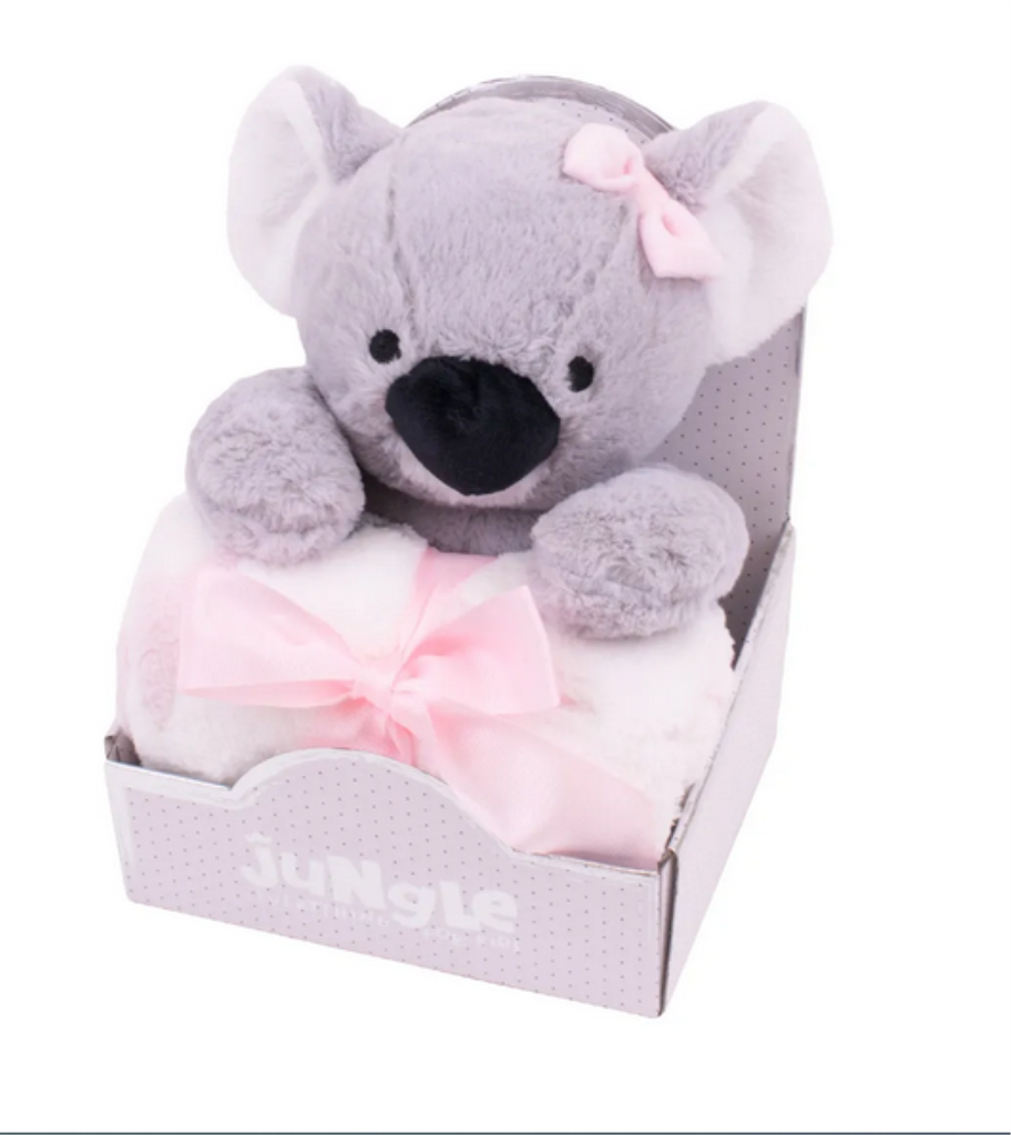 DEKICA S IGRAČKOM KOALA,PINK