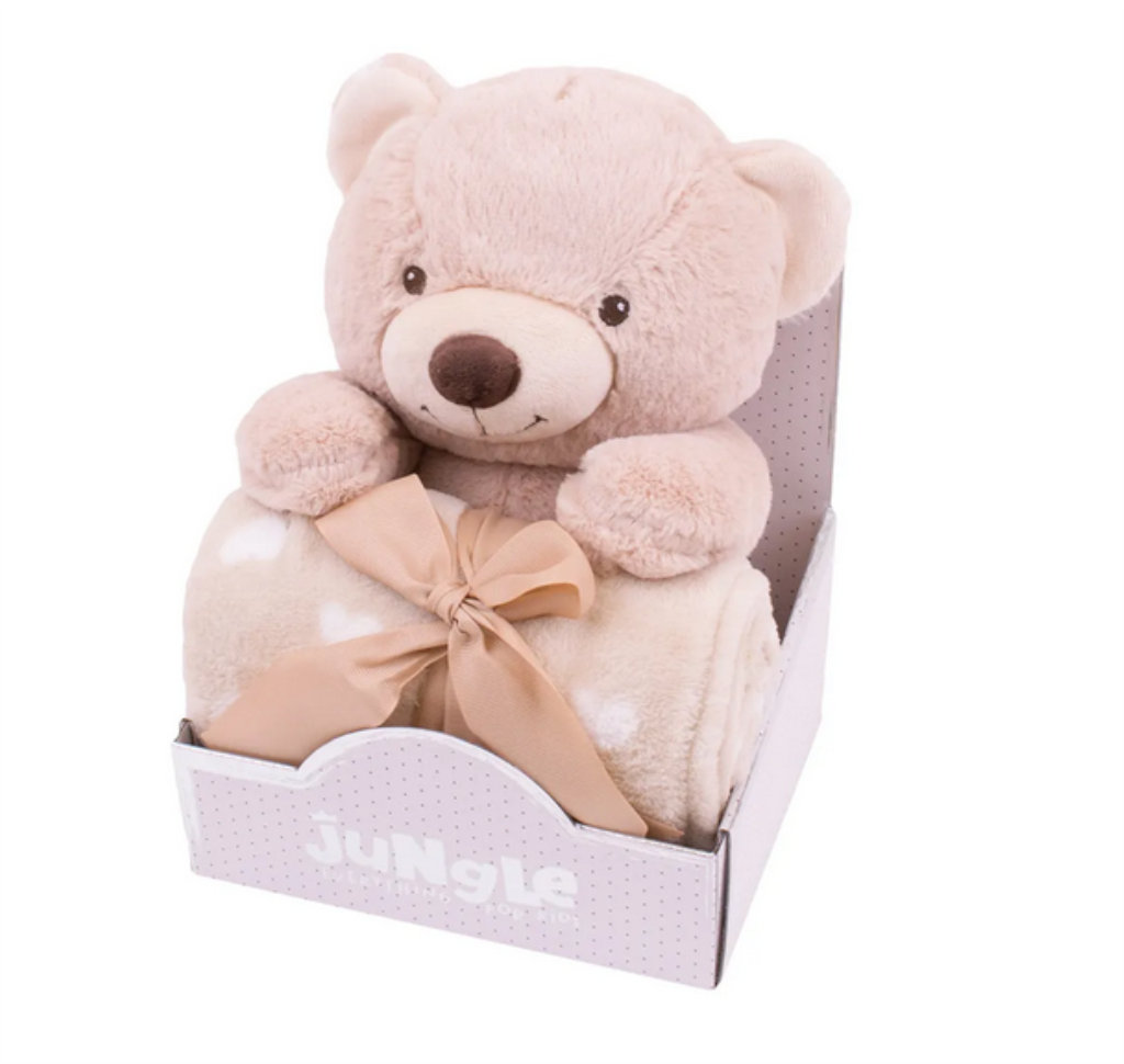 DEKICA S IGRAČKOM MEDO,BEIGE