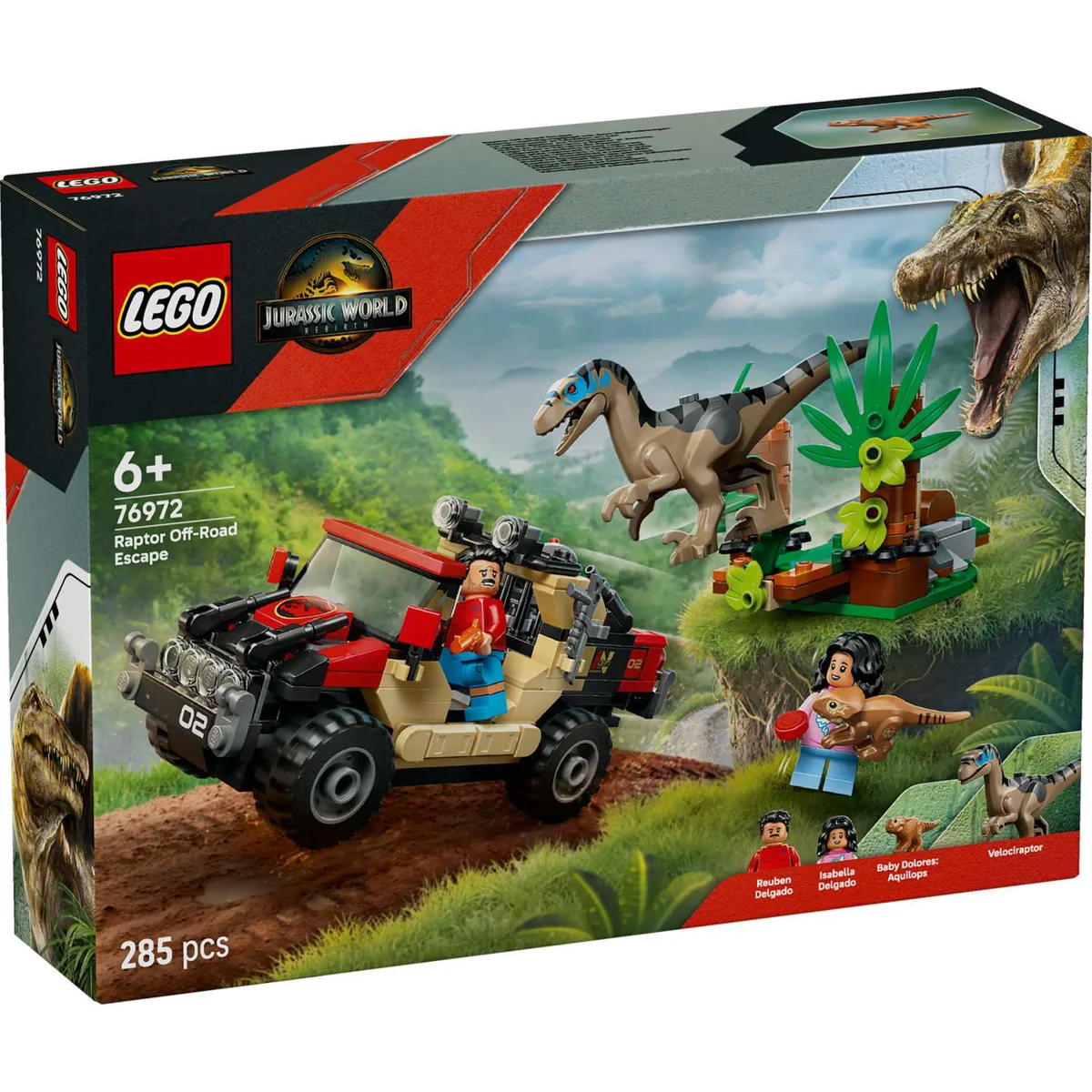 LEGO 76972 BJEKSTVO RAPTORA TERENCEM