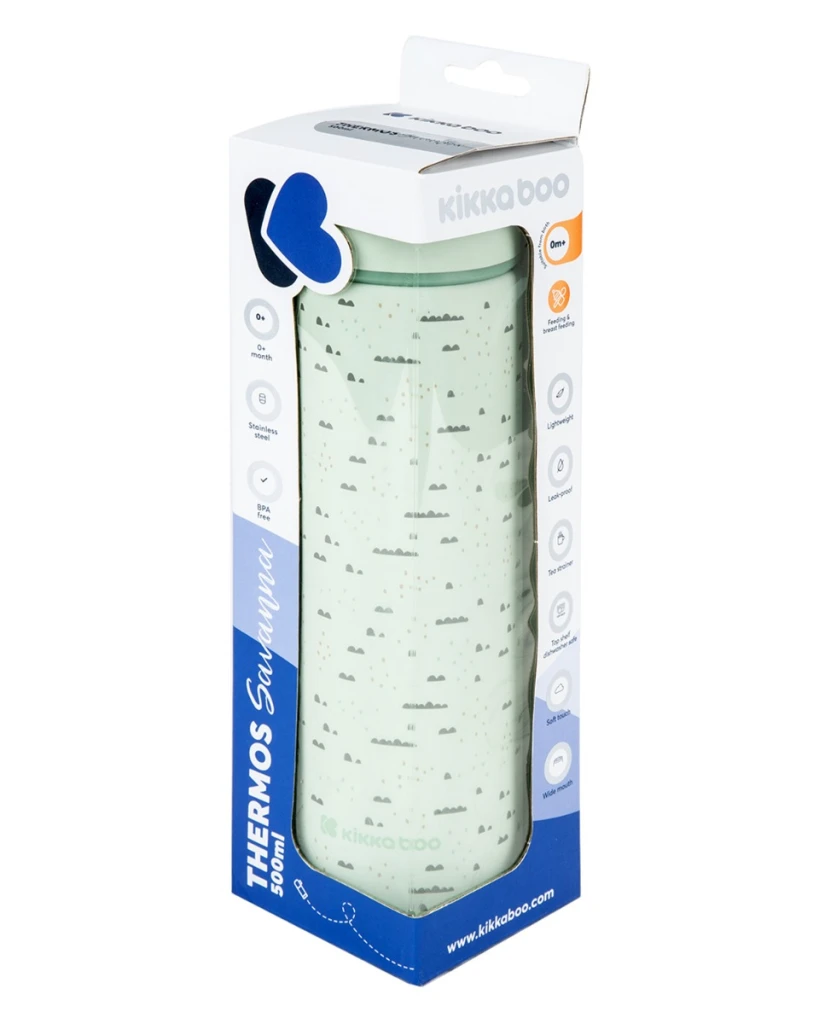KIKKA BOO TERMOS BOCA SAVANNA 500ML MINT