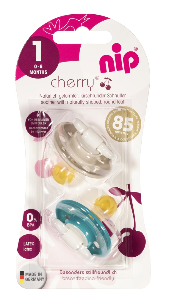 NIP CHERRY DUDA, LATEX, VEL.1 (0-6 MJESECI)