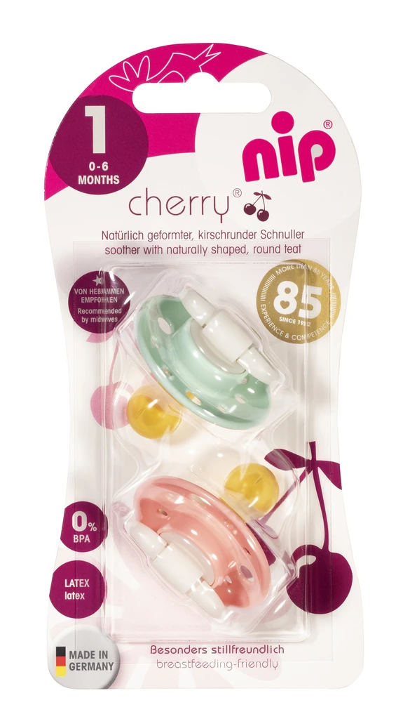 NIP CHERRY DUDA, LATEX, VEL.1 (0-6 MJESECI)