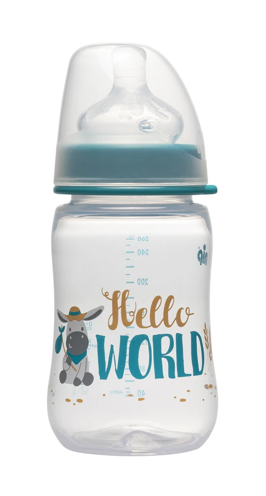NIP PP BOČICA ŠIROKO GRLO, 260ML, VEL.0+,FLOW M, BOY