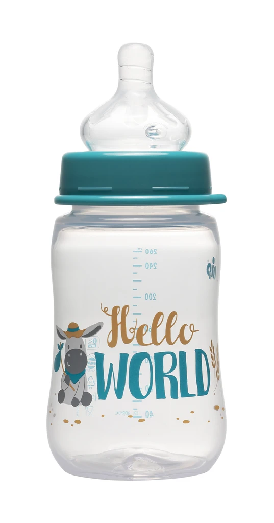 NIP PP BOČICA ŠIROKO GRLO, 260ML, VEL.0+,FLOW M, BOY
