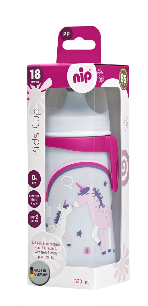 NIP KIDS CUP, PP, 330ML, GIRL