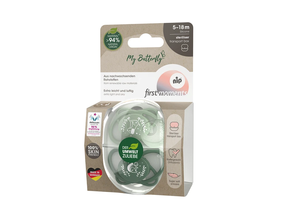 NIP BUTTERFLY DUDA, SILIKON, VEL.2 (5-18 MJESECI)