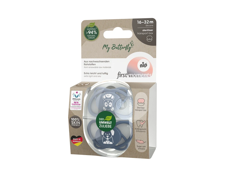 NIP BUTTERFLY DUDA, SILIKON, VEL.3 (16-32 MJESECA)