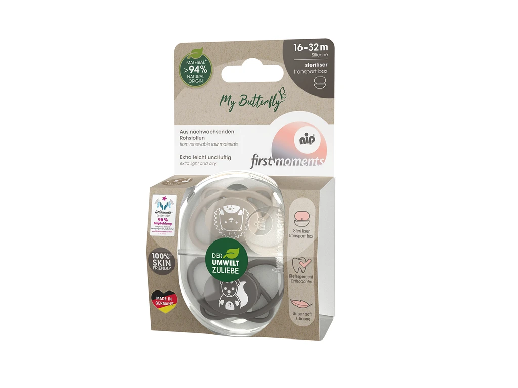 NIP BUTTERFLY DUDA, SILIKON, VEL.3 (16-32 MJESECA)