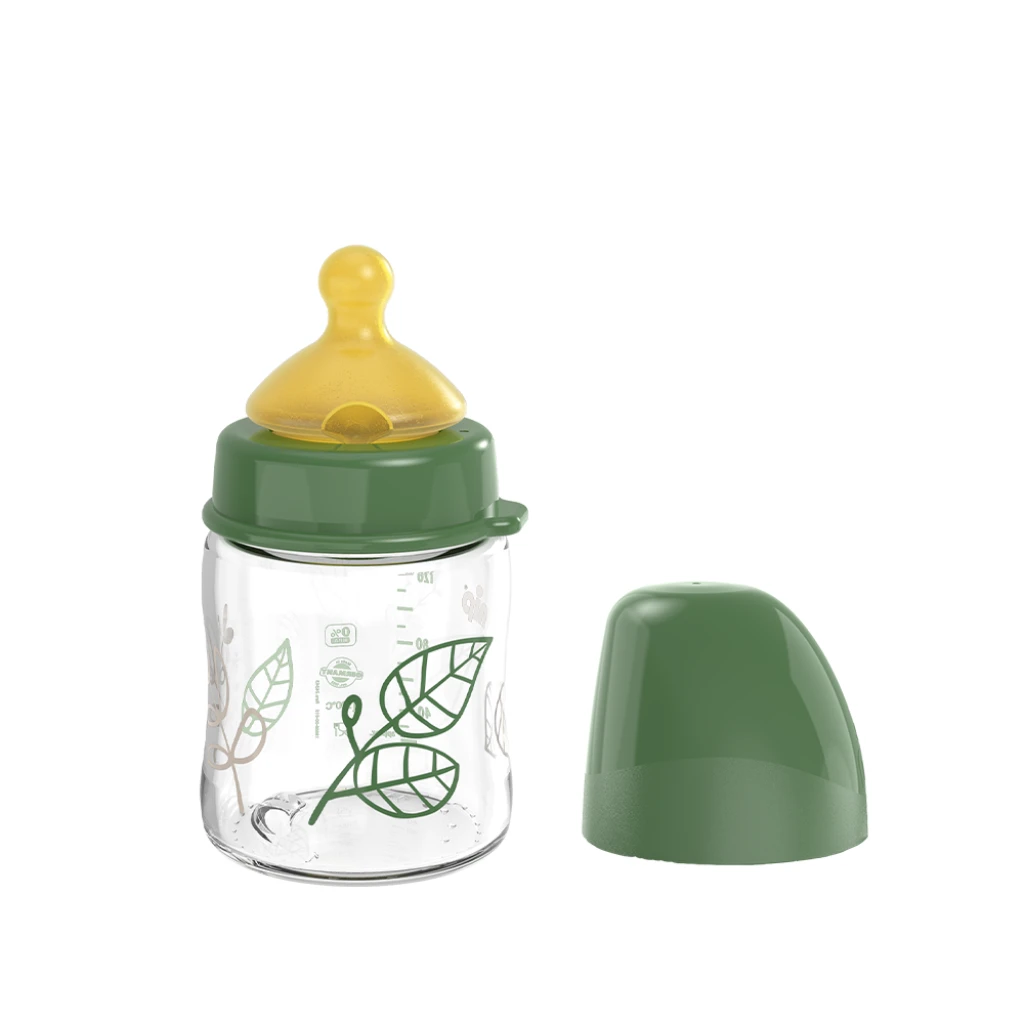 NIP CHERRY GREEN STAKLENA BOČICA ŠIROKO GRLO,120ML,VEL.0+,FL